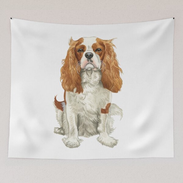 Item preview, Cavalier King Charles Spaniel - Watercolour Blenheim designed and sold by jollyinu.