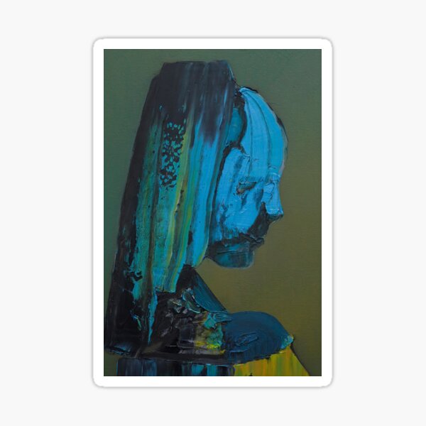 Stage 4 Everywhere at the End of Time by the Caretakers Oil Painting by Ivan Seal Sticker