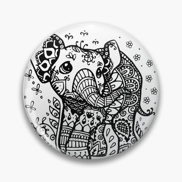 Item preview, Mandala elephent designed and sold by tamara1jzflo.