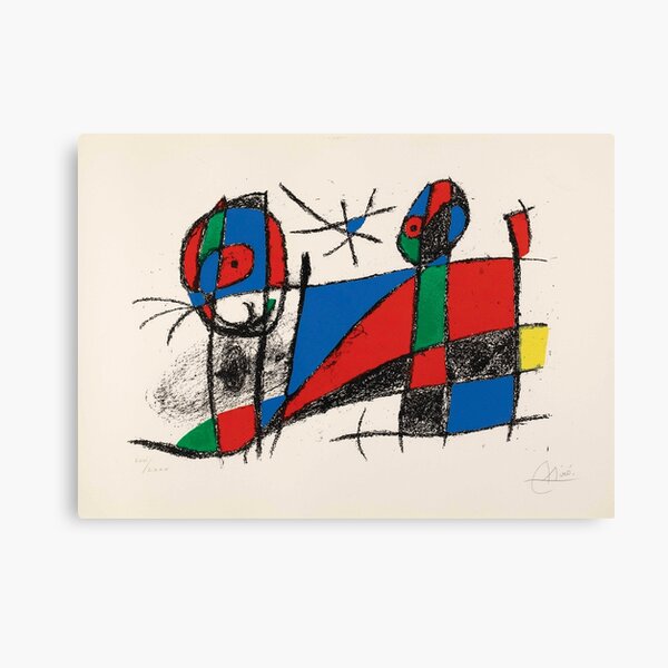 Peinture de Joan Miró Impression sur toile