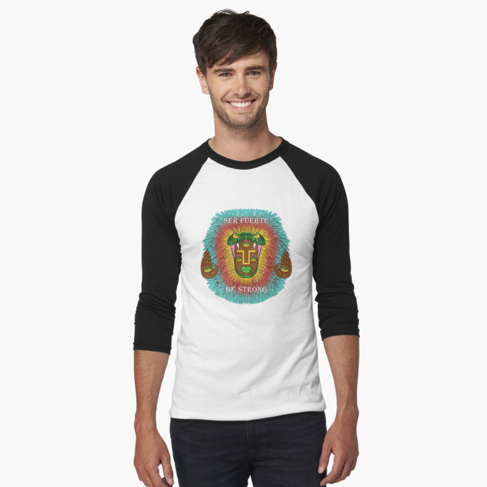 Item preview, Baseball ¾ Sleeve T-Shirt designed and sold by VirafuentesArt.
