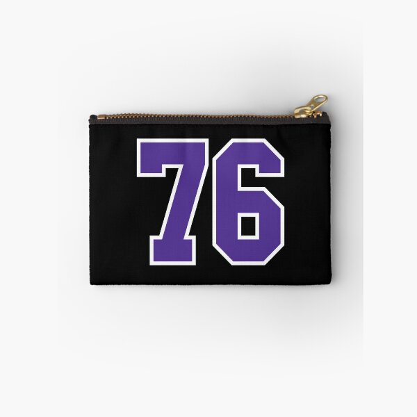 Artikelvorschau, Sechsundsiebzig Purple Jersey Number Sports 76 entworfen und verkauft von HelloFromAja.