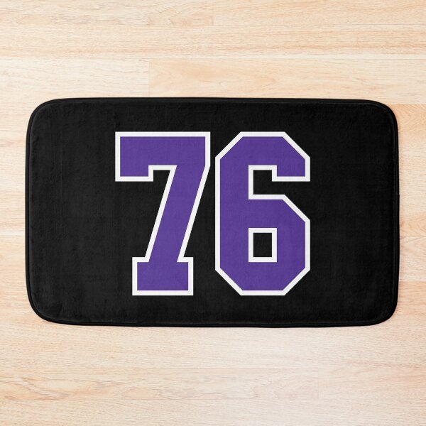 Item preview, Seventy-Six Purple Jersey Number Sports 76 designed and sold by HelloFromAja.
