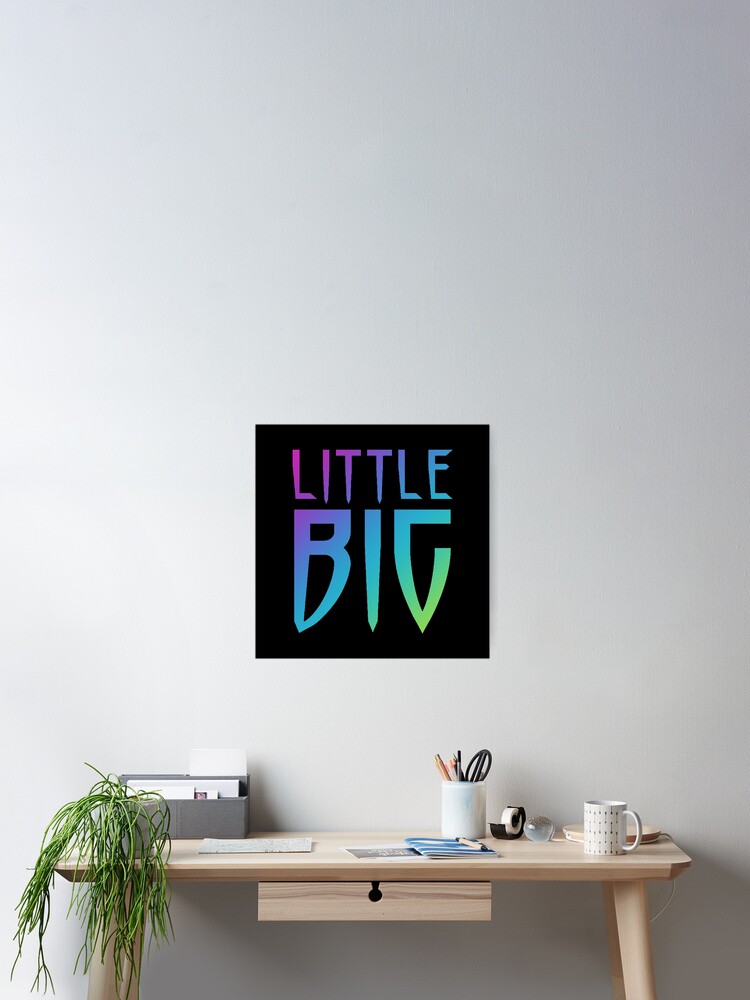 Thumbnail 2 of 3, Poster, Little Big Logo Colorful designed and sold by KMGraphics99.