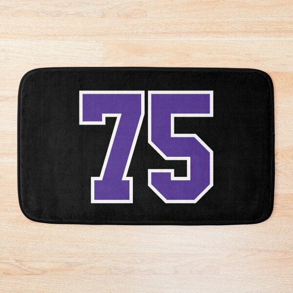 Item preview, Seventy-Five Purple Jersey Number Sports 75 designed and sold by HelloFromAja.