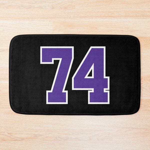 Item preview, Seventy-Four Purple Jersey Number Sports 74 designed and sold by HelloFromAja.