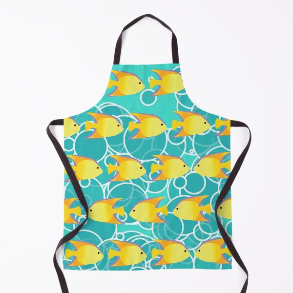 Item preview, Yellow fish pattern designed and sold by Gaspar Avila.