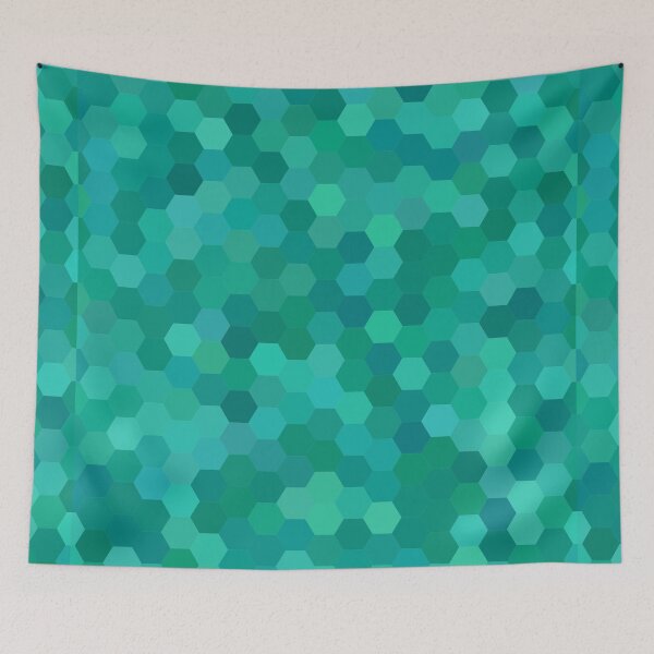 Item preview, Green Hexagonal Design  designed and sold by PrintedLemon.
