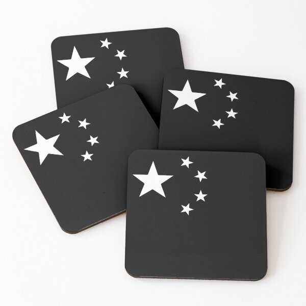 Item preview, Black & White (B&W) Chinese Flag designed and sold by MNRDesigns.