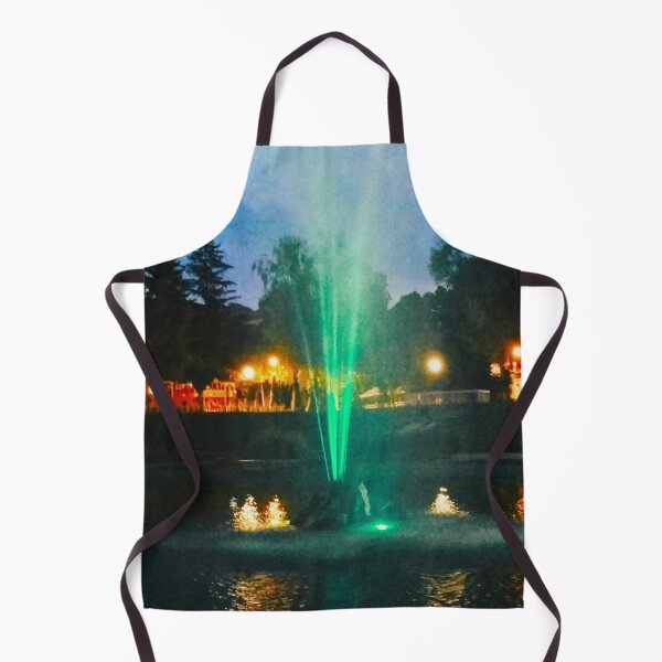 Item preview, Colorful fountain at night designed and sold by helenkaiy.
