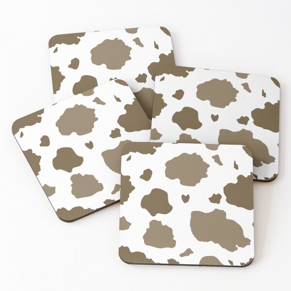 Item preview, Two Toned Brown Cow Print Pattern from the Country Sunflower Collection designed and sold by CJAura by Claire Jane Johnson.