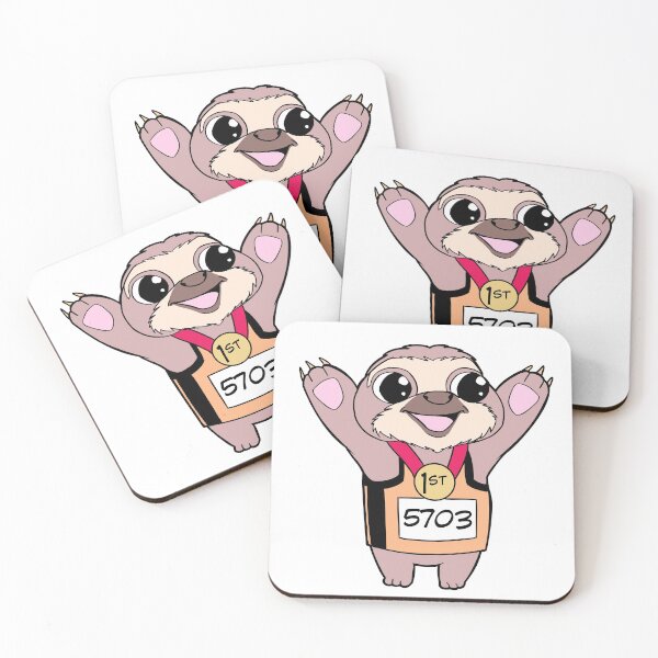 Item preview, Cute Sloth Runner designed and sold by papijandi.
