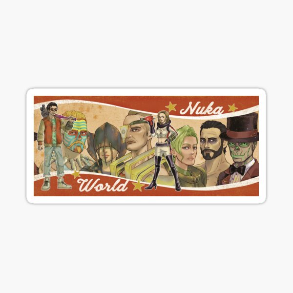 Artikel-Vorschau von Nuka-World DLC Fan Art Poster Druck, designt und verkauft von megapanda687.