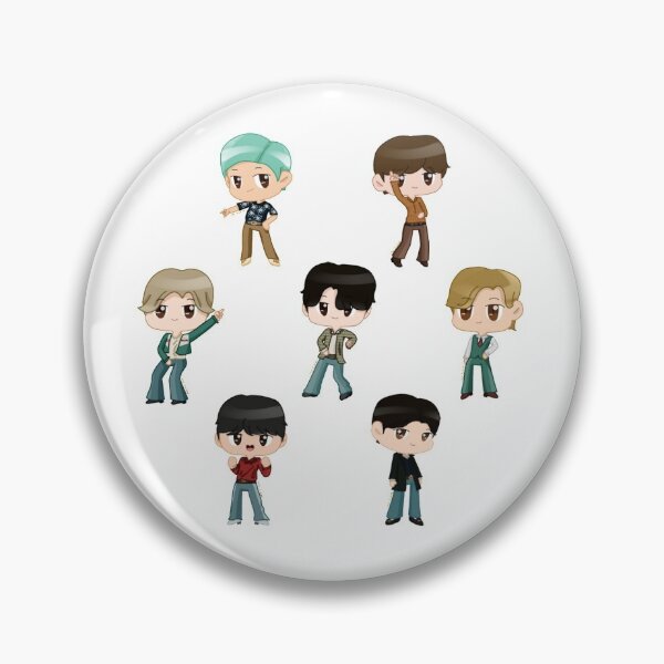 Item preview, BTS Dynamite MV Chibis designed and sold by itzkeeyuh.
