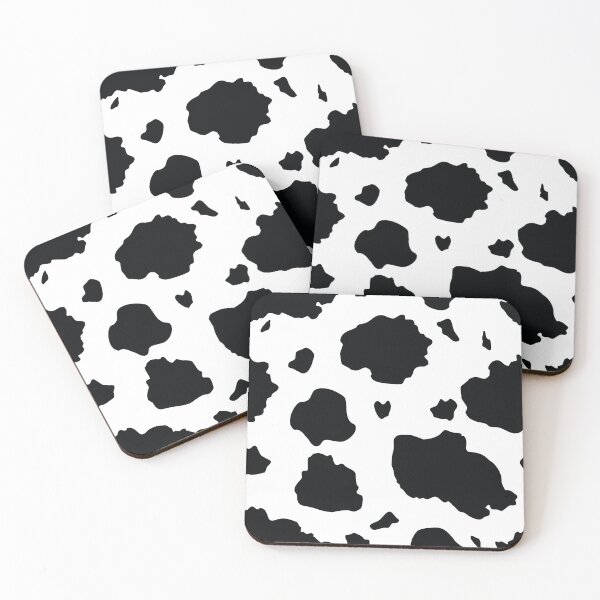 Item preview, Classic Black and White Cow Print Pattern from the Country Sunflower Collection designed and sold by CJAura by Claire Jane Johnson.