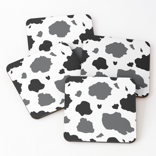 Item preview, Two Toned Black, Grey and White Cow Print Pattern from the Country Sunflower Collection designed and sold by CJAura by Claire Jane Johnson.