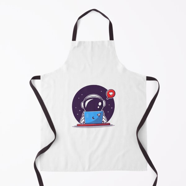 Item preview, Cute Astronaut Operating Laptop Cartoon designed and sold by artPS.