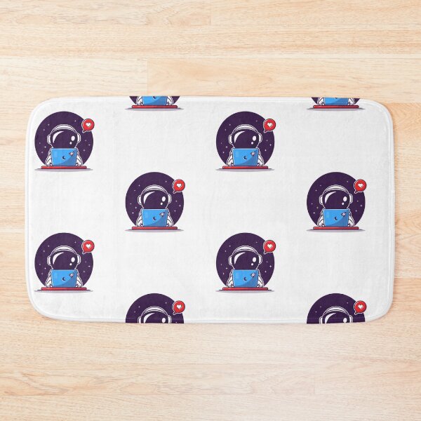 Item preview, Cute Astronaut Operating Laptop Cartoon designed and sold by artPS.