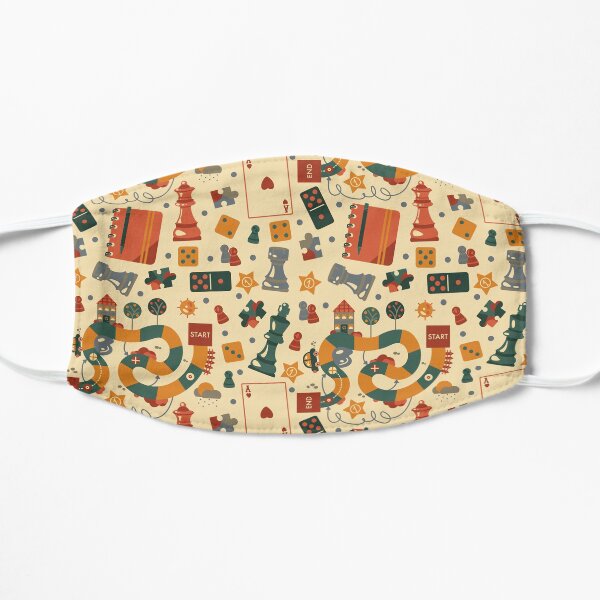 Game Night, The Yellow Board Game Flat Mask