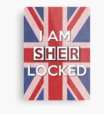 I Am Sherlocked Metal Print