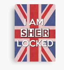 I Am Sherlocked Canvas Print