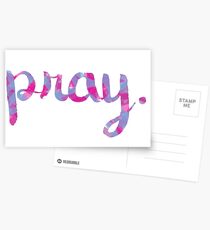pray. Postcards
