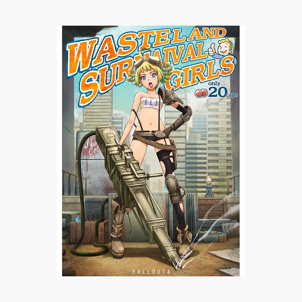 Wasteland Survival Girls (Fallout) Japanese Anime Art Cover