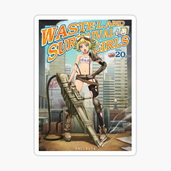Artikel-Vorschau von Wasteland Survival Girls (Fallout) Japanisches Anime Art Cover, designt und verkauft von megapanda687.