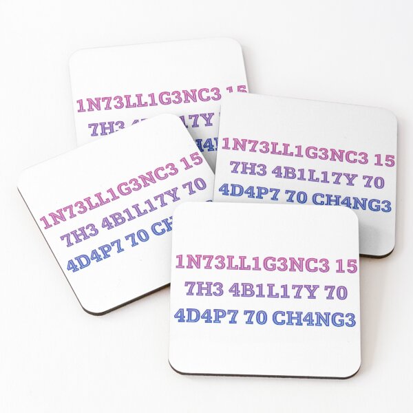 Item preview, Intelligence is the ability to adapt to change  designed and sold by broadwaygirl142.