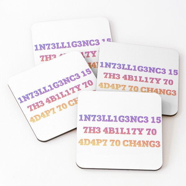 Item preview, Intelligence is the ability to adapt to change  designed and sold by broadwaygirl142.