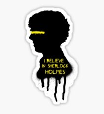 I Believe In Sherlock Holmes Sticker