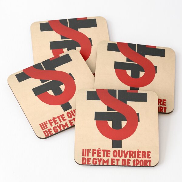 Aperçu de l'œuvre retro fete ouvriere de gym et de sport vintage reclame créée et vendue par CorasPosters.