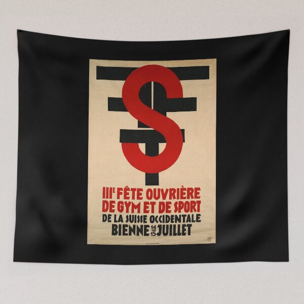 Item preview, retro fete ouvriere de gym et de sport vintage reclame designed and sold by CorasPosters.