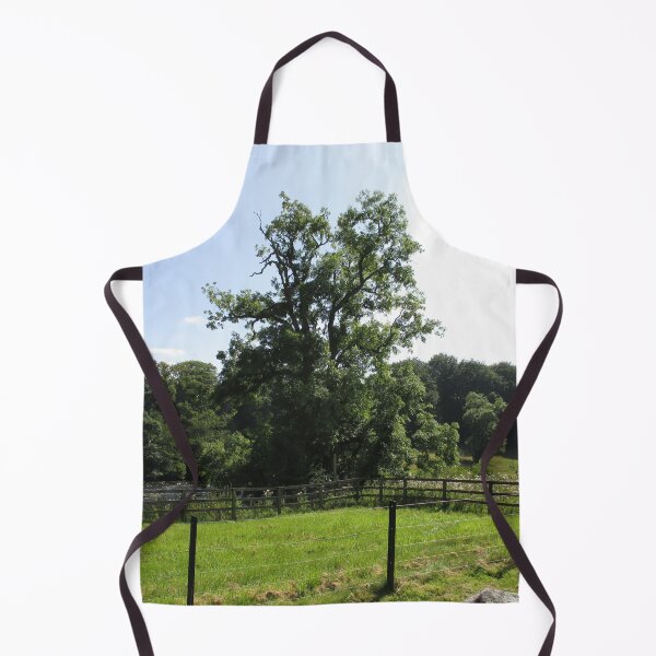 Merch #107 -- Tall Central Tree (Hadrian's Wall) Apron