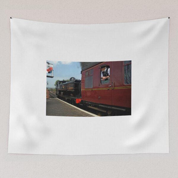 Item preview, Local steam train leaving station designed and sold by Random Railways.