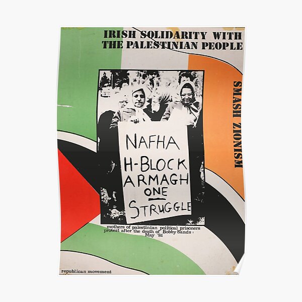 Irish Solidarity With The Palestinian People - Poster - H Block - Nafha Poster