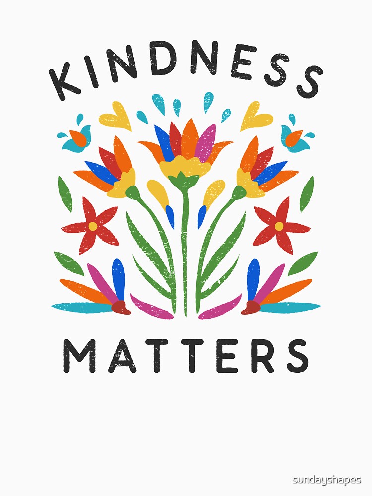 Thumbnail 7 of 7, Essential T-Shirt, Kindness Matters designed and sold by sundayshapes.