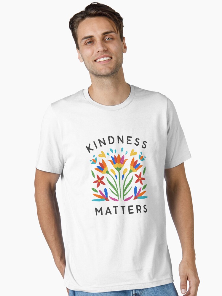 Thumbnail 2 of 7, Essential T-Shirt, Kindness Matters designed and sold by sundayshapes.