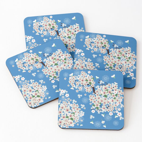 Item preview, Spring in Tokyo_Blue Background designed and sold by leBoosh-Designs.