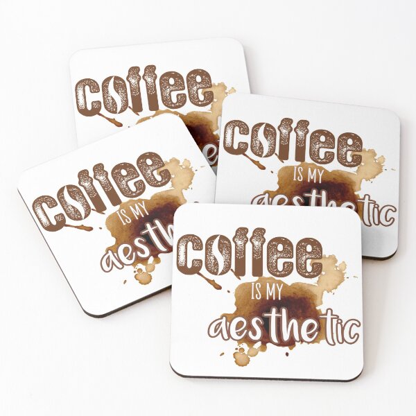 Item preview, Coffee is my Aesthetic designed and sold by The Feral Bookshelf.