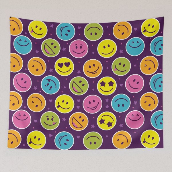 Item preview, Smile Emoticons Pattern designed and sold by TagCreation.