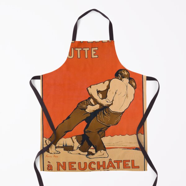 Item preview, retro neuchatel fete federale de lutte juillet 1908 vintage reclame designed and sold by CorasPosters.