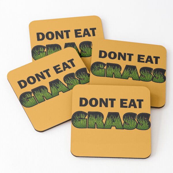 Item preview, Dont Eat Grass Sticker designed and sold by FunnyDSN.