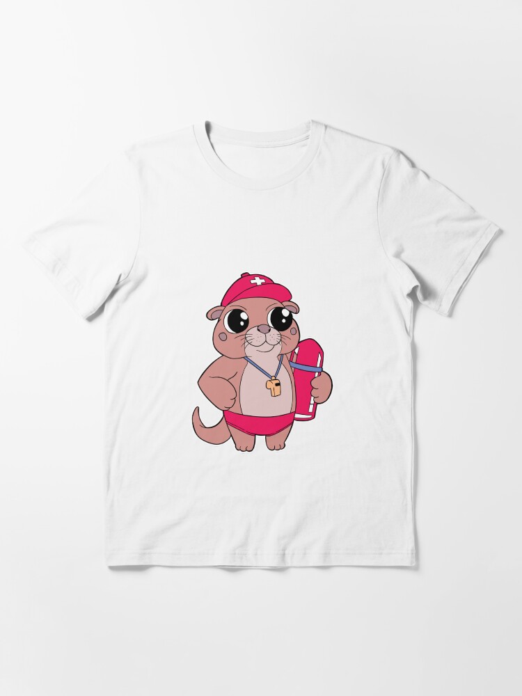 Cute Lifeguard Otter” Essential T-Shirt for Sale by papijandi 