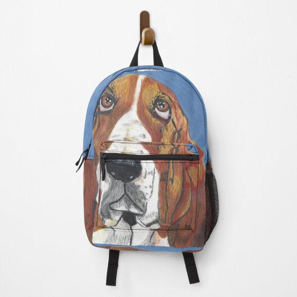Item preview, Xavier the Basset Hound Hand Drawn Design designed and sold by AliCatOriginals.