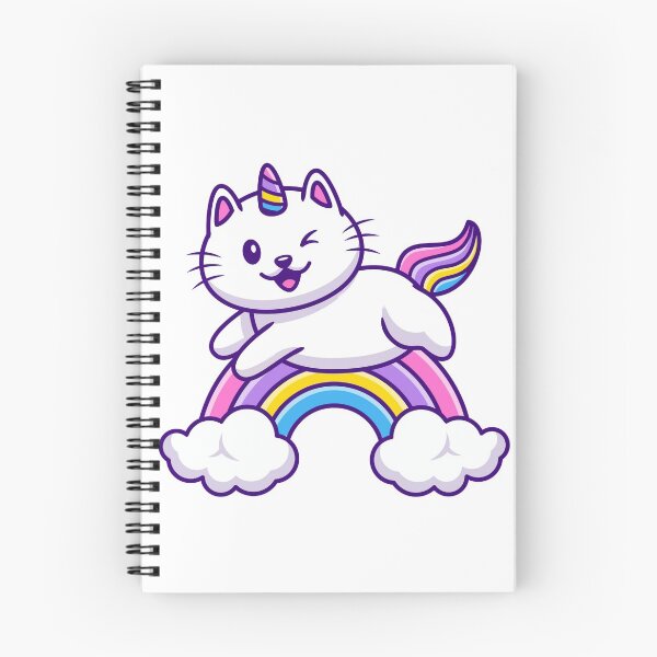 Item preview, cute cat unicorn flying cartoon collection designed and sold by artPS.