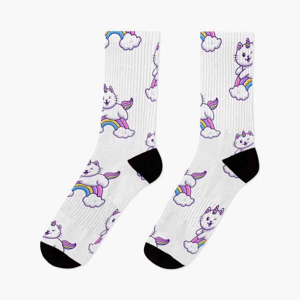 Item preview, cute cat unicorn flying cartoon collection designed and sold by artPS.