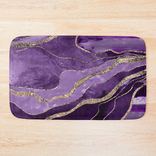 Item preview, Purple Marble Agate Gold Glam #1 (Photo of Glitter Only - Not Reflective) designed and sold by Anita's & Bella's Art.
