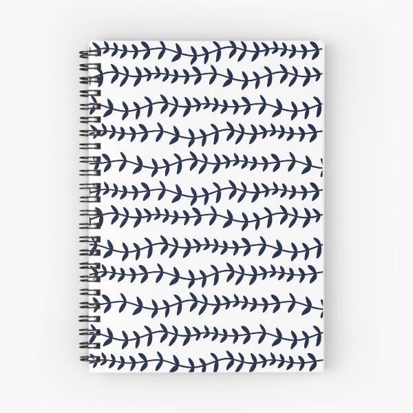 Item preview, Hamptons Style Navy Leaf Pattern designed and sold by Anne-Marie Bloor.