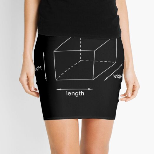 Height - Length - Width Mini Skirt